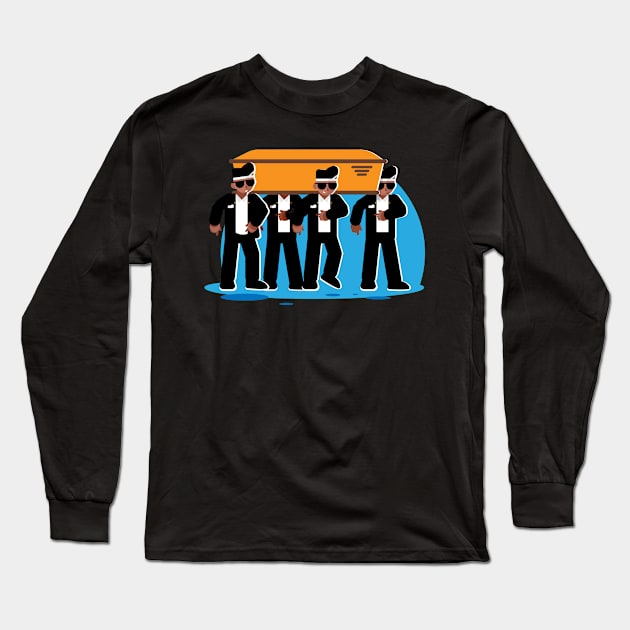 Coffin Dance Meme Wanna Dance - Dance With Us Long Sleeve T-Shirt by SpruchBastler